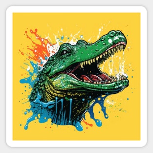 Crocodile Pop Sticker